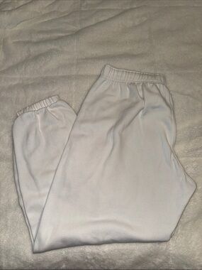 White Lulu joggers